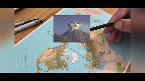 Triangle 📐 Volcanique 🌋 ••• En Russie " SHIVELUCH "