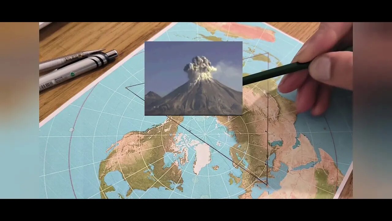 Triangle 📐 Volcanique 🌋 ••• En Russie " SHIVELUCH "