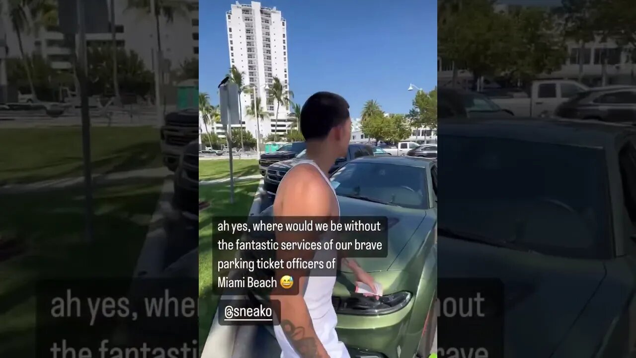 SNEAKO GETS INTO TROUBLE AT MIAMI BEACH!