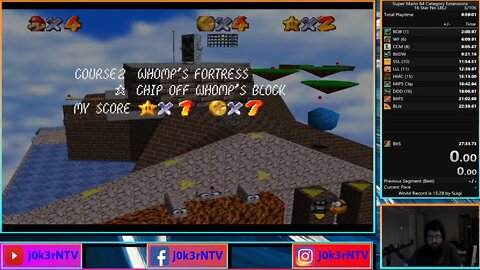 Practice SM64 16 star and runs! | Swe/Eng | 16 stars PB: 27:33
