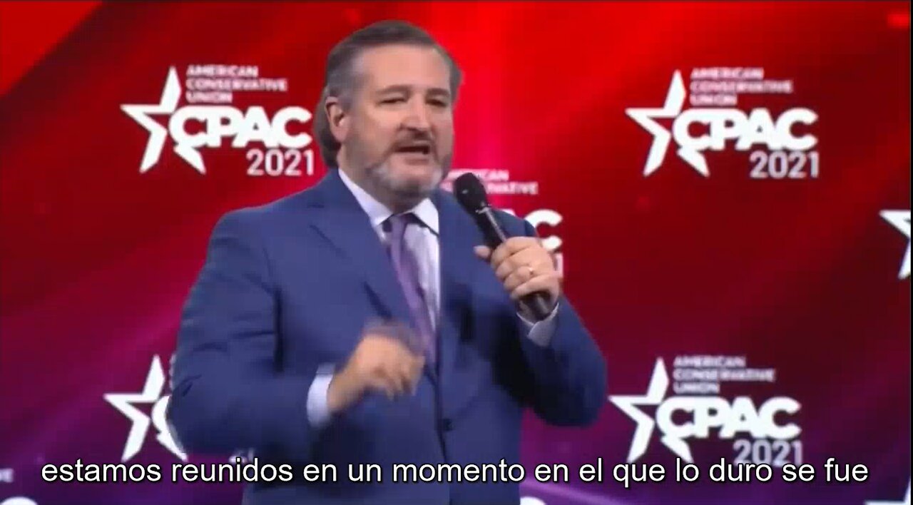 CPAC 2021 Ted Cruz en español subtítulos