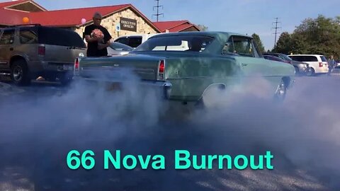 1966 Nova burnout