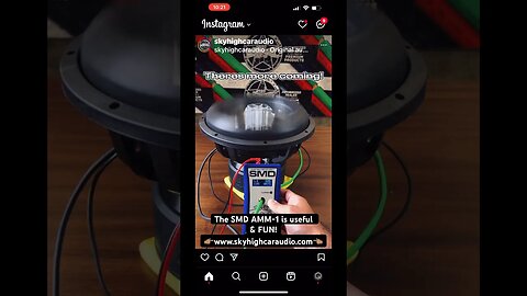 Trinity Audio H Series 15” Sub 🔊 pushed hard! Woofer Flex inside 👈🏽 (SMD AMM-1 Realtime Power)
