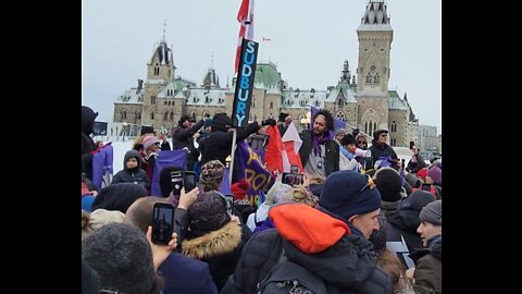 Romana Didulo, Self Proclaimed "Queen of Canada" Has Canadian Flag Burned in Ottawa