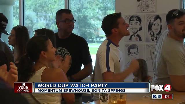 Local fans celebrate French World Cup Win in Bonita Springs