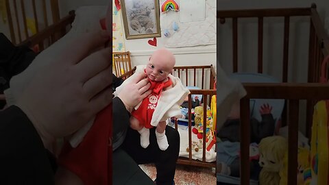 Holding Silicone Baby Basil #shorts