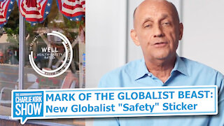 MARK OF THE GLOBALIST BEAST: New Globalist "Safety" Sticker