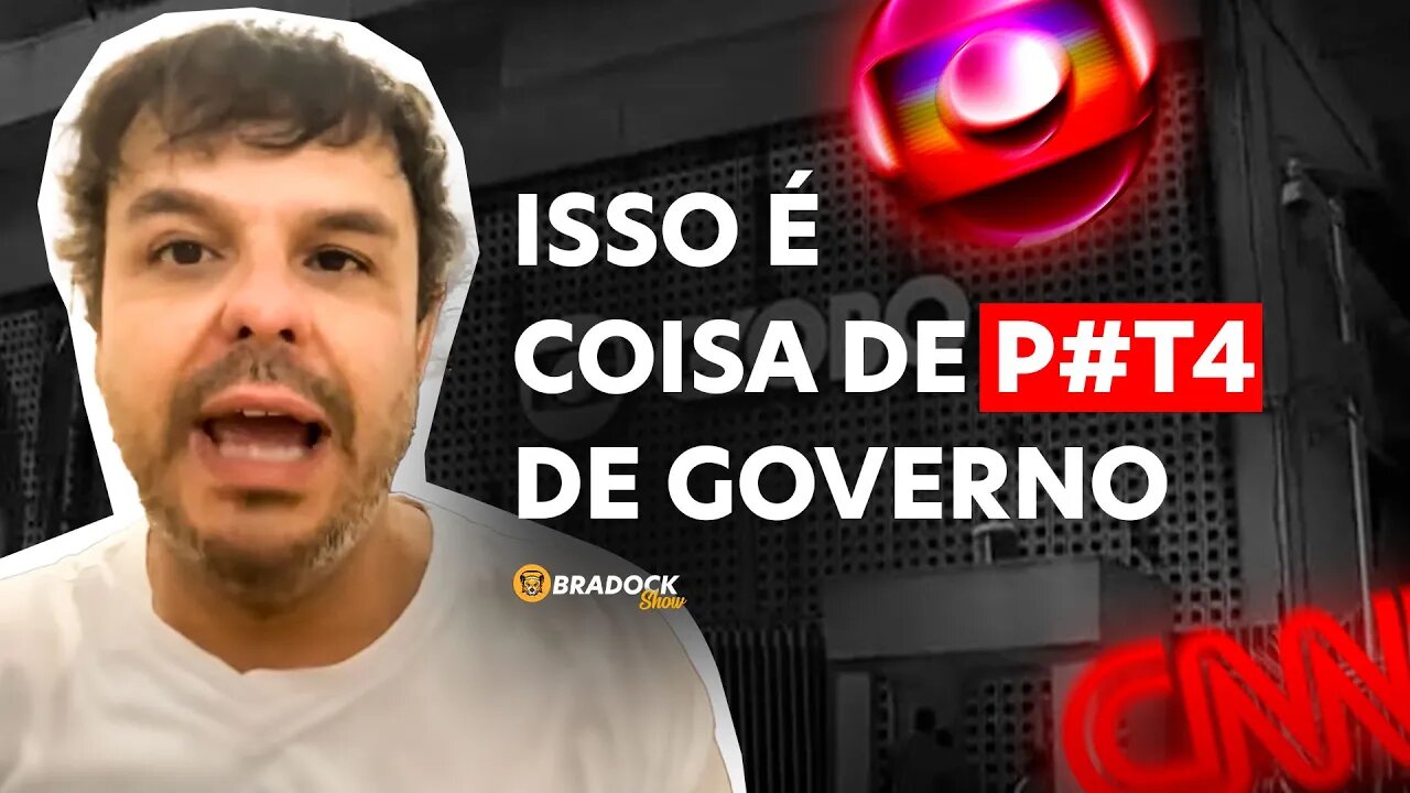 Adrilles DETONA jornalistas PAUTADOS pelo GOVERNO: "Seria um ESCÂNDALO em QUALQUER LUGAR do mundo!"