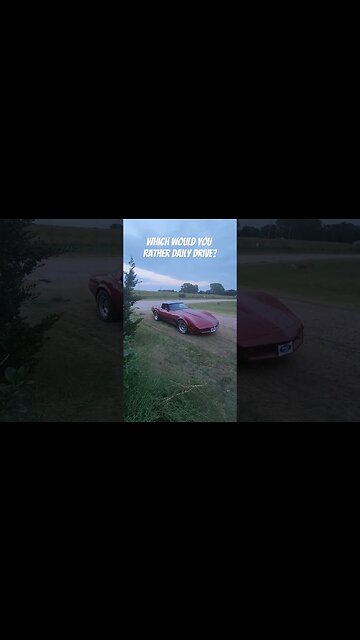 Which would you daily drive? Corvette or Ratrod? #ratrod #corvette #dreamjob #loveyourjourney