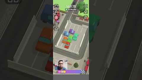 Parking Jam 3D Level 59 #shorts #gameday #gamers #parkingjam3d #game #gameplay