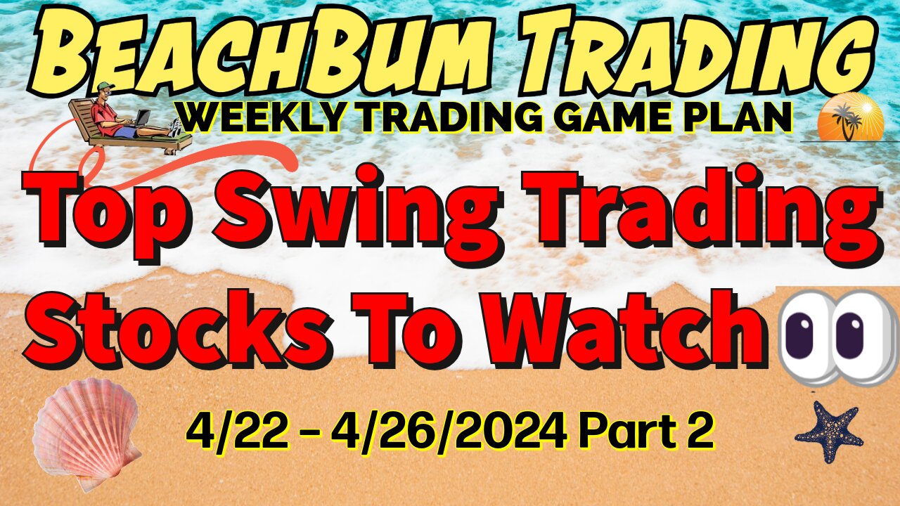 Top Swing Trading Stocks to Watch 👀 | 4/22 – 4/26/24 | HIMX TSLA TSLY GDXD PFE ZSL CRT MSB & More