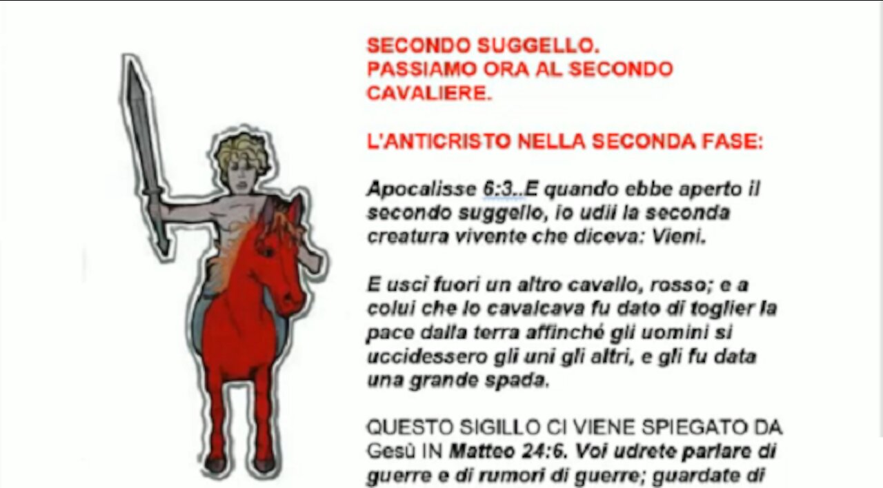 🔴 Secondo, Terzo, e Quarto Sigillo. I Cavalieri di Apocalisse 6.