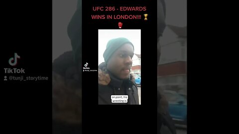 UFC 286 - EDWARDS WINS IN LONDON!!! 🏆🥊#shorts #youtubeshorts #UFC #LDN