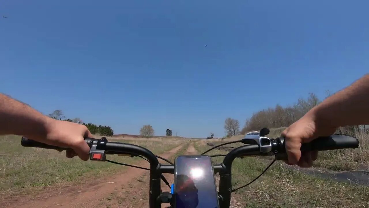 Riding through Swarms of Bugs without a Helmet.....GROSS! ( Ariel Rider Grizzly )