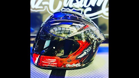 Helmet Paint Customized Shoei X Spirit 3