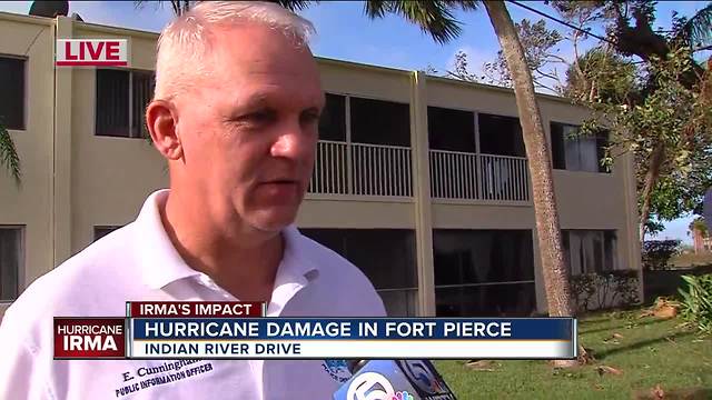 Fort Pierce police assess damage from Hurricane Irma