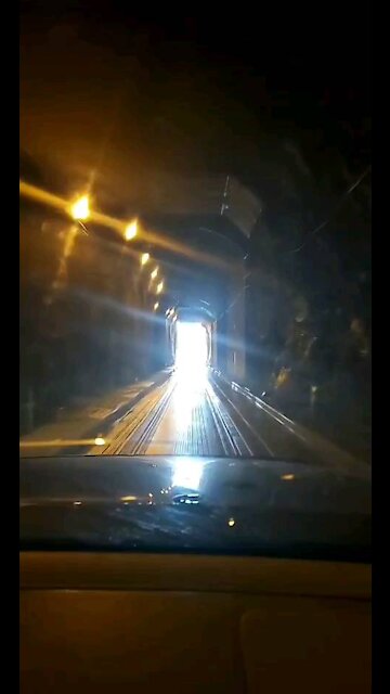 OMG driving on train tracks!