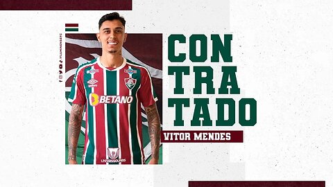 VITOR MENDES: “JOGAR NO FLUMINENSE, ESSE CLUBE GRANDIOSO, É UMA HONRA IMENSA”
