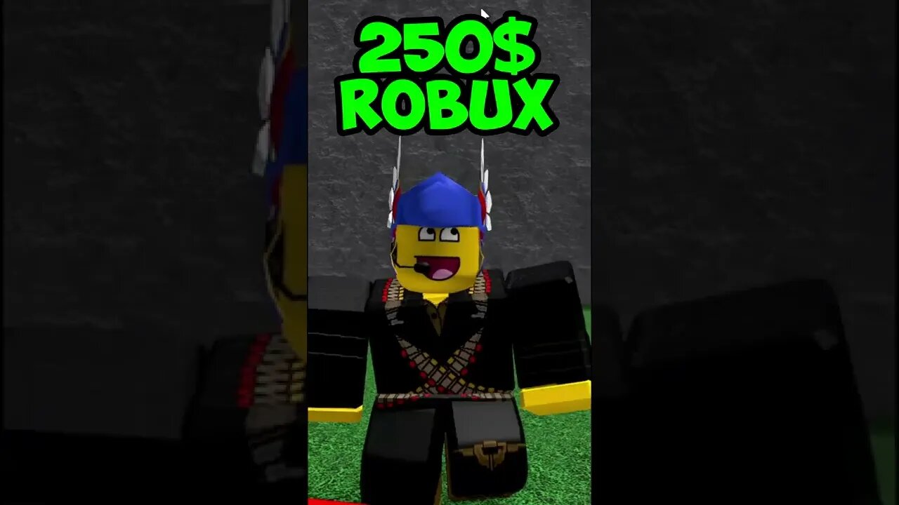 🤩 How To Get The Valkyrie Helm On Roblox FOR 250$ ROBUX! #roblox #short