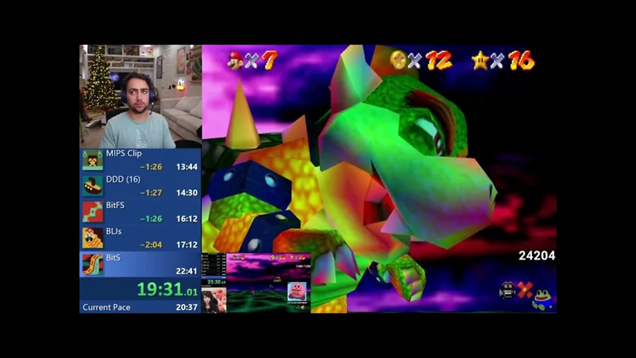 Emiru Beats Mizkif in SM64 HE RAGES! Loud Warning