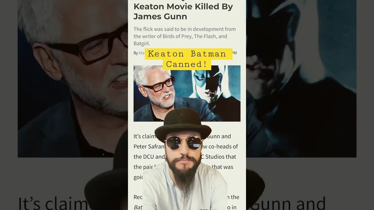 Be Happy Micheal Keaton’s Batman Movie Was Cancelled