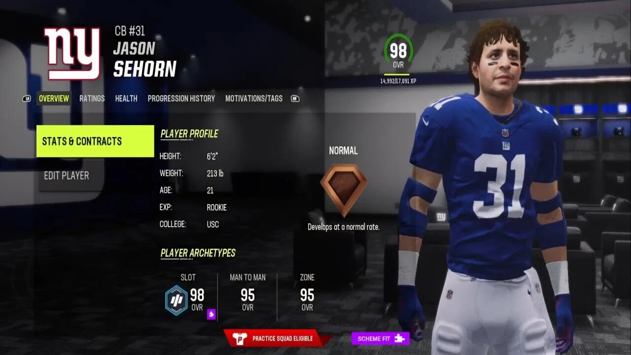 How To Create Jason Sehorn Franchise Roster Madden 23