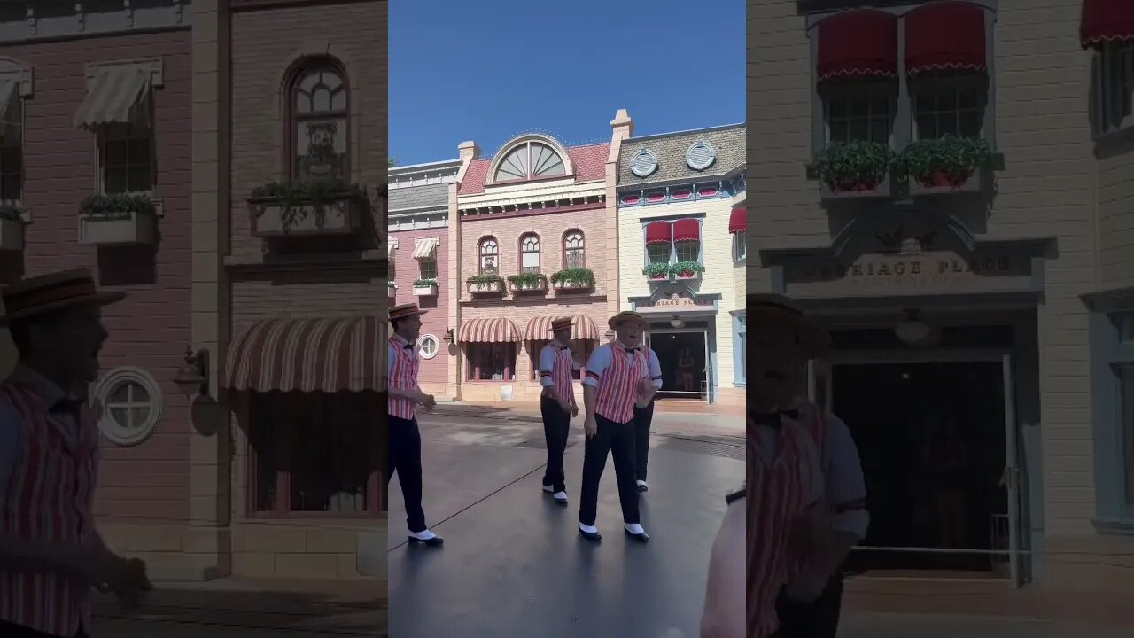 Barbershop Quartet 🎃 #disneyland #shorts #happyhalloween