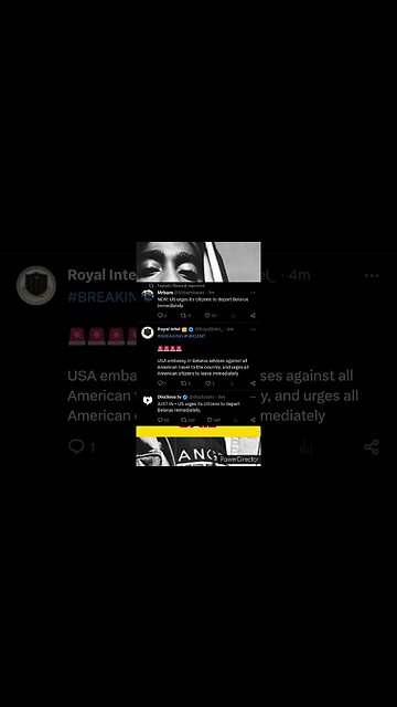 #BREAKING 🚨 🚨 USA embassy in Belarus advises urges all American citizens to leave immediately