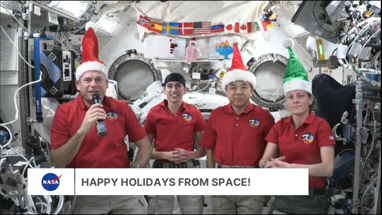 Happy Holidays From the Expedition70 Crew