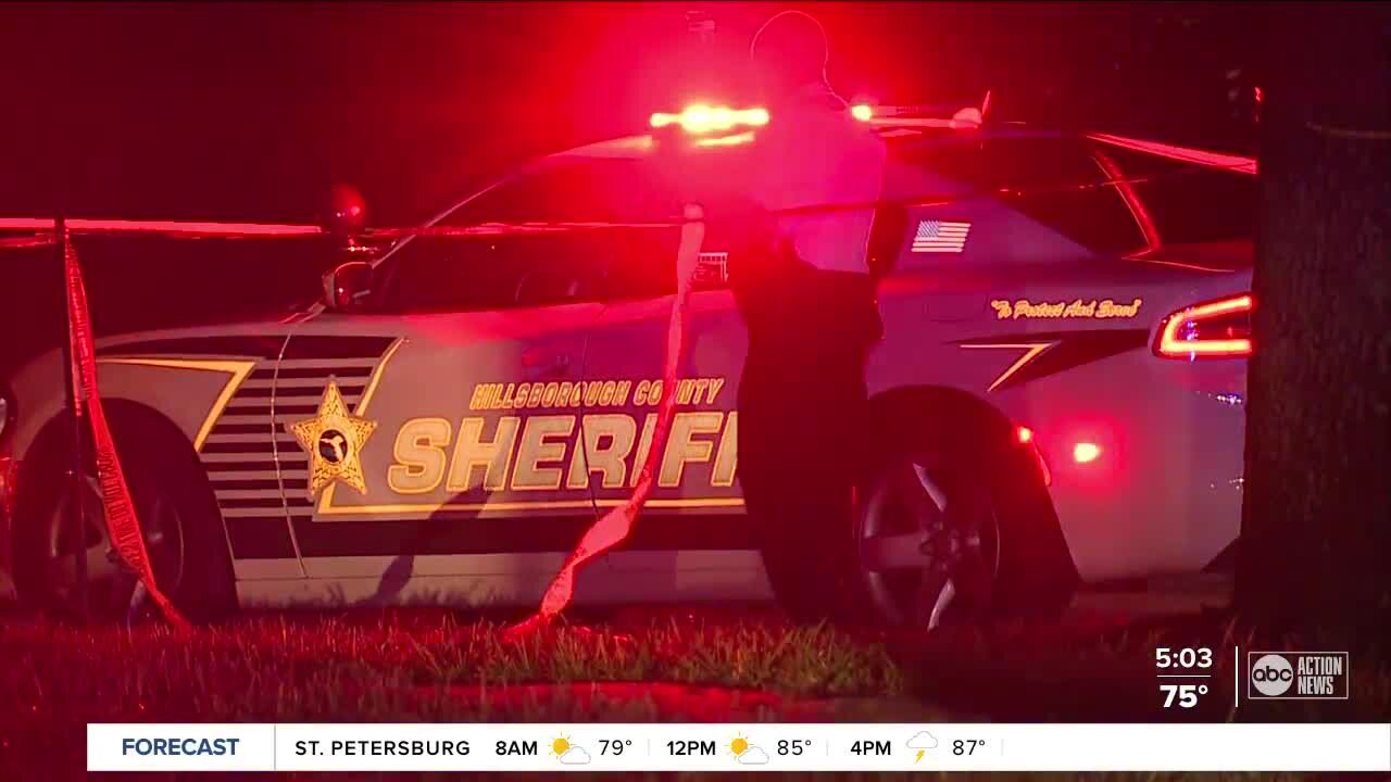 2 dead, 2 injured in Riverview after shooting and car crash