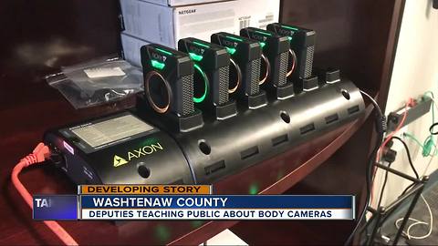 Deputies teaching public about body cameras in Washtenaw County