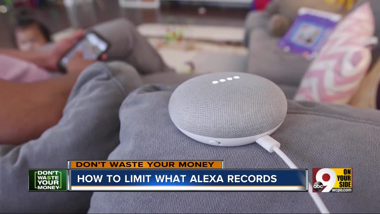 How to limit what Alexa records