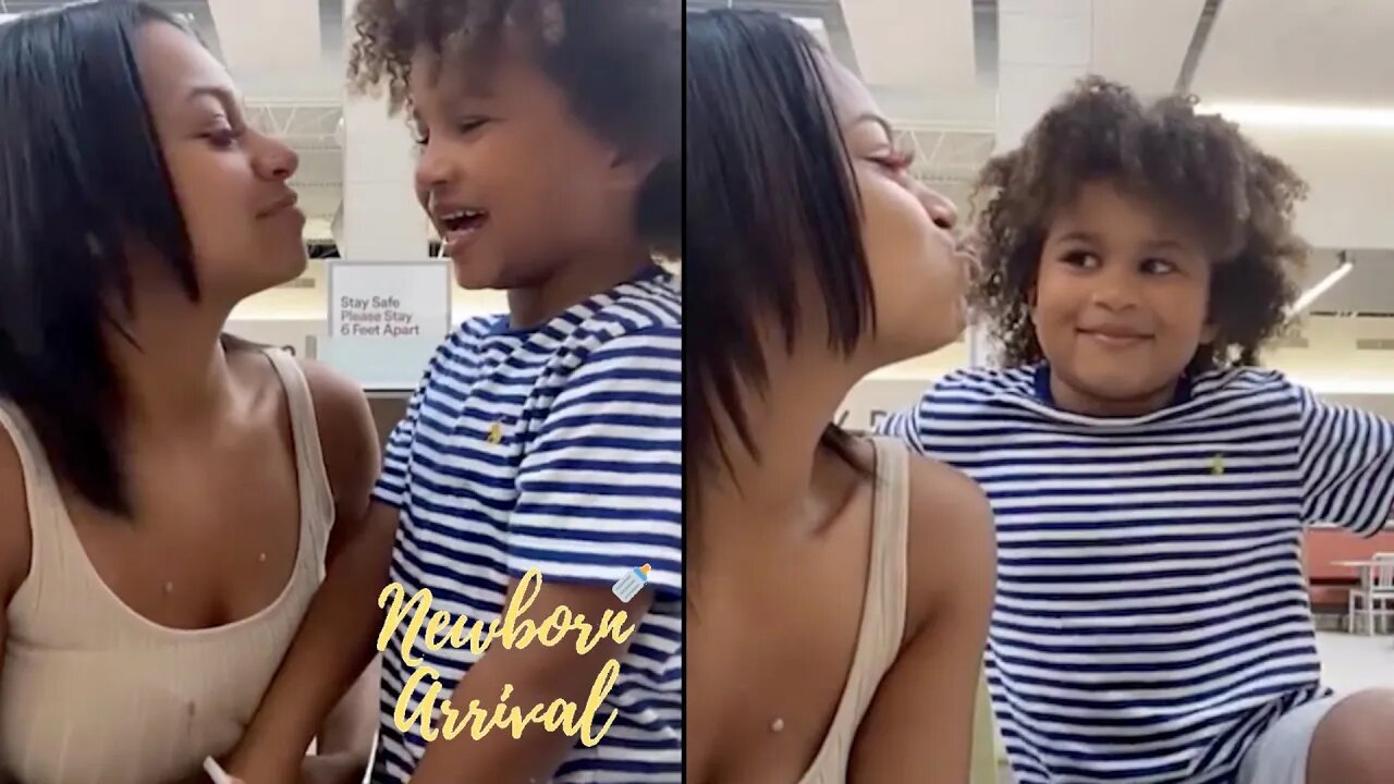 Doodie Lo's Ex FTN Bae Tries To Get Kisses From Her Adorable Son Wes! 😘