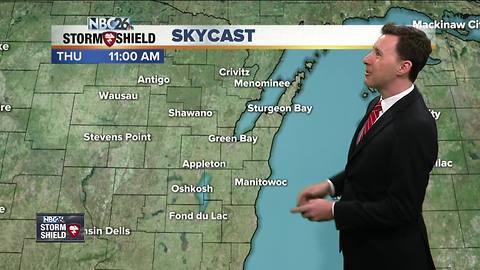 Michael Fish's NBC26 Storm Shield weather forecast