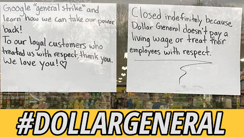 Entire Dollar General Staff Quits on the same Day, Protest on Poor Wages