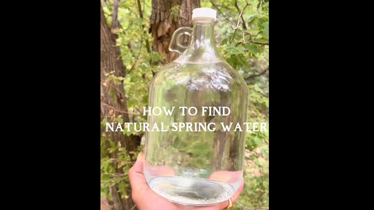 How To Find Natural Spring Water