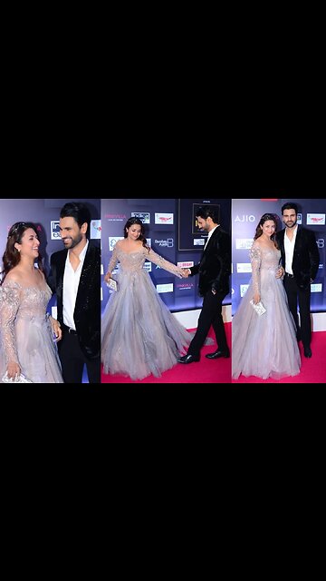Divyanka Tripathi with Husband Vivek Dahiya - The Cutest Couple arrives at Pinkvilla Style Icons
