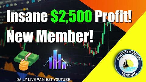 Insane $2,500 Profit New Member Stock Market