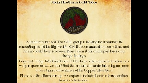 One Shot Adventure | Tier 1 | Hawthorne Guild: GPPL 024 pt4