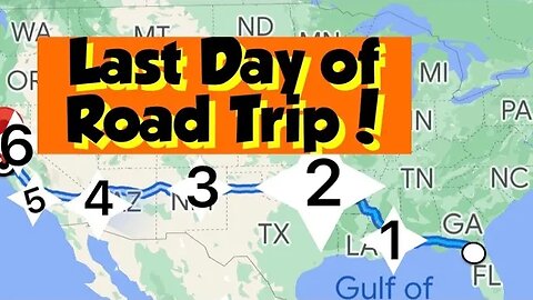 Day 6: Last Day of Cross Country Road trip: Last Day to enter Free Half pound of Coffee Giveaway!