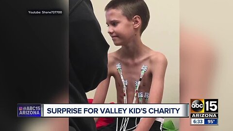 Phoenix police honor boy who started his own charity