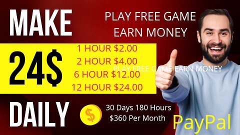 Money Making Game $360 Per Month