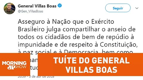 Caio explica receio sobre tuíte do General Villas Boas