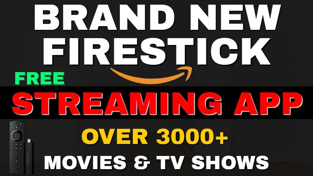 FIRESTICK Brand NEW STREAMING APP!