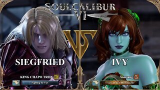 Siegfried (KING CHAPO TRON) VS Ivy (Amesang) (SoulCalibur VI — Xbox Series X Ranked)