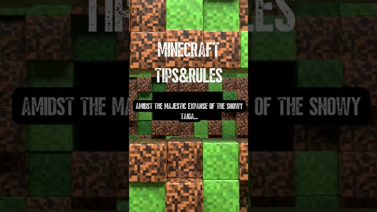 Minecraft Tips and Rules |EP 23 | #short #shorts #minecraft #minecraftshorts #tips