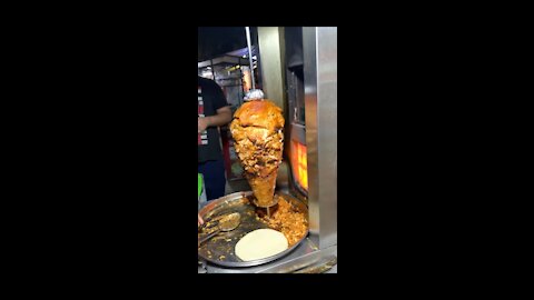 Chicken shawarma||street food||