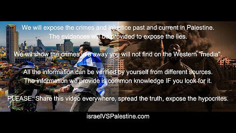 Israel VS Palestine (HQ)