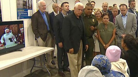Pence Visits Starkly Different Migrant Detention Centers Near Border
