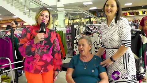 Iracema Turci se emociona na nova loja Central